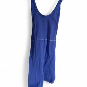 Free People Ribbed Scoop Neck Women’s Bodysuit - Blue